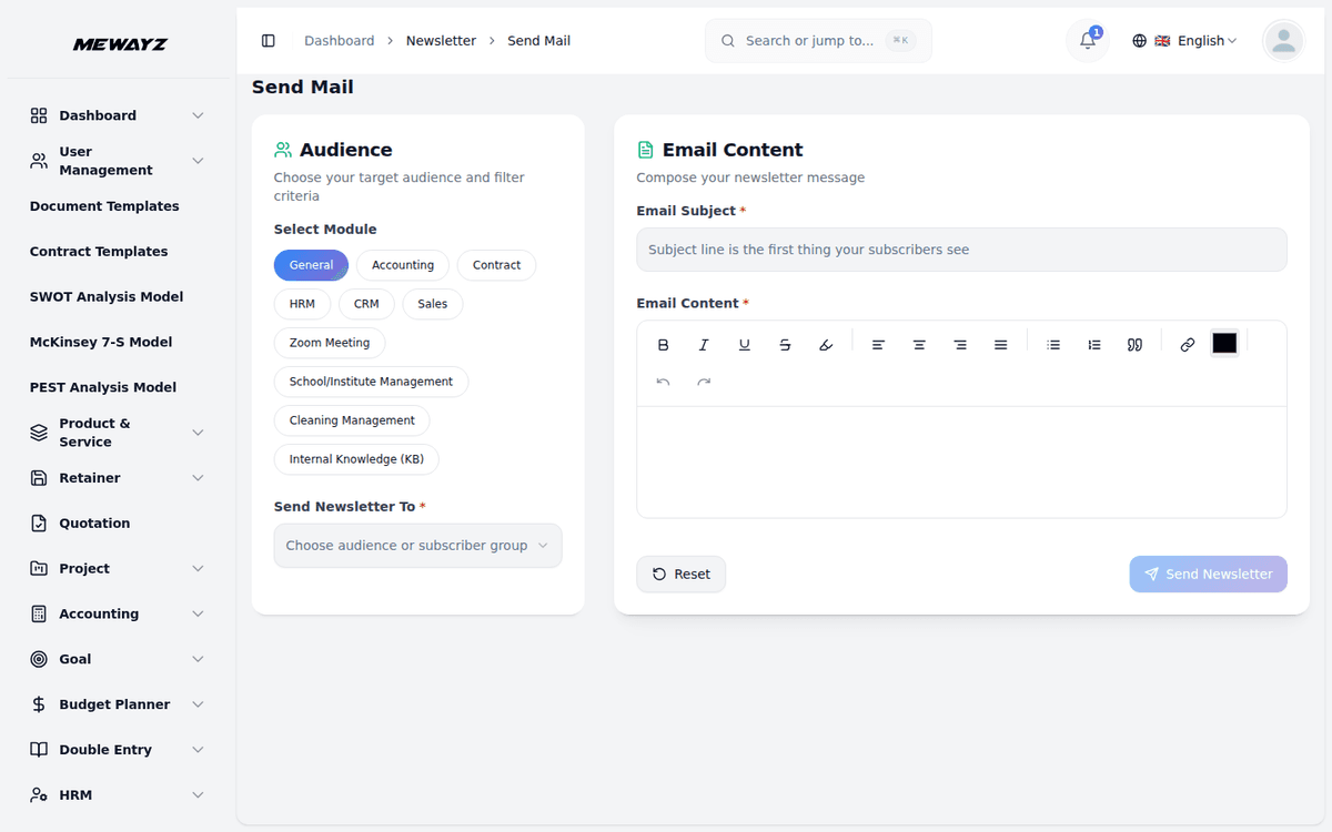 Mewayz Email campaigns for agencies