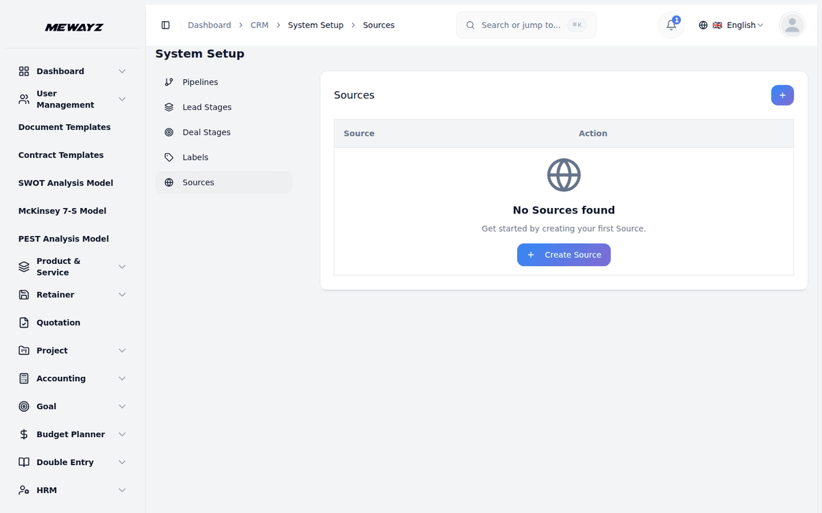Mewayz Lead Management — Lead sources