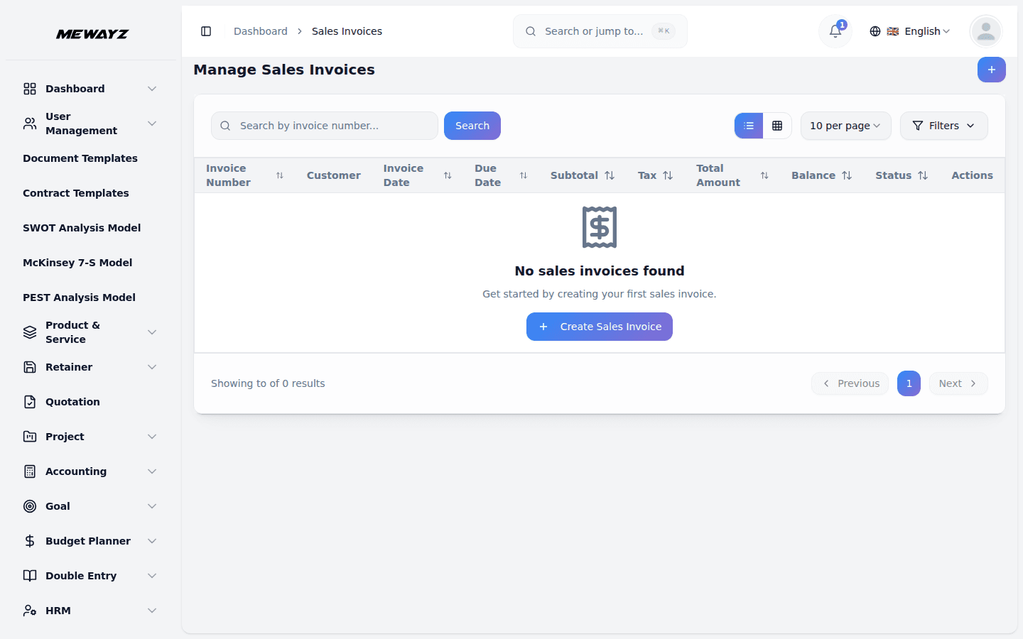 Mewayz accounting — invoices, bank reconciliation, and financial reports